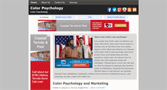 Desktop Screenshot of colorpsychology.net